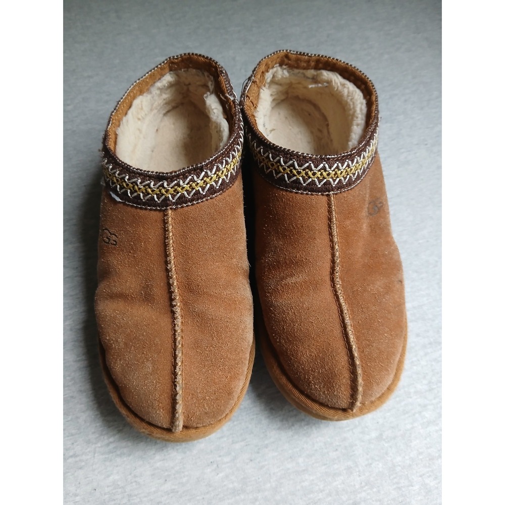 Ugg Slippers Womens 7 Tasman Sheepskin Lined Moccasin Cozy Slip On Western - Picture 2 of 10